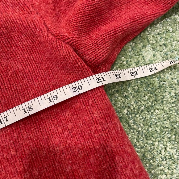 Ralph Lauren Rugby Shetland Wool Suede Elbow Patch Sweater Men's L - Picture 4 of 6